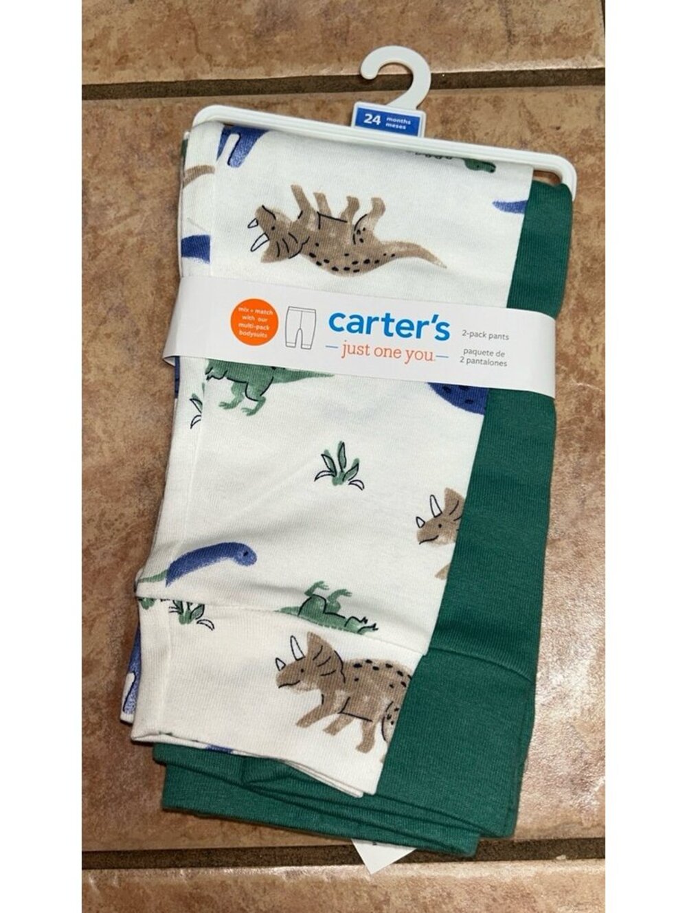 Carter's Just One You 2-Pack Dinosaur Pants 24 Months